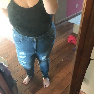 Ankle skinny jeans
